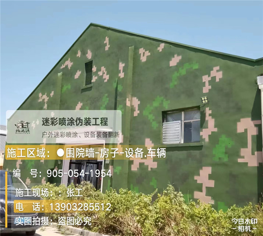 鹤壁外墙数码迷彩漆施工报价清单（100㎡标准墙面测算）